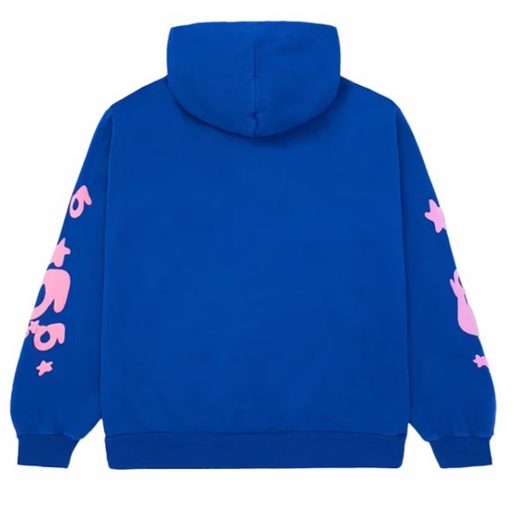 NEW Sp5der Beluga Hoodie Blue - Picture 2 of 10